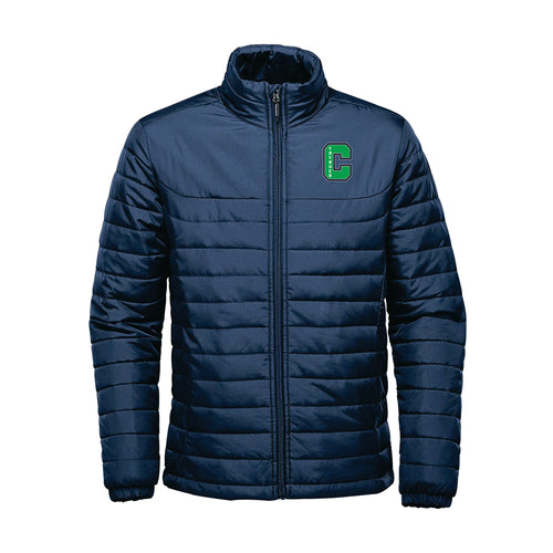 MEN'S NAUTILUS QUILTED JACKET - QX-1 - CLARESHOLM THUNDER - EMB