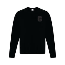 Load image into Gallery viewer, UNISEX EVERYDAY FLEECE CREWNECK SWEATSHIRT - ATCF2400 - CLARESHOLM THUNDER - EMB TONE-ON-TONE