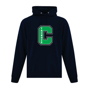UNISEX EVERYDAY FLEECE HOODIE - ATCF2500 - CLARESHOLM THUNDER - EMB or HP