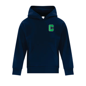 YOUTH EVERYDAY FLEECE HOODIE - ATCY2500 - CLARESHOLM THUNDER - EMB or HP