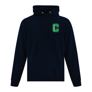 UNISEX EVERYDAY FLEECE HOODIE - ATCF2500 - CLARESHOLM THUNDER - EMB or HP