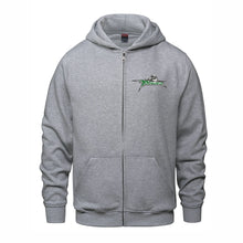 Load image into Gallery viewer, UNISEX SURFER FULL ZIP HOODIE - L00555 - CNP THUNDER - EMB