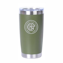 Load image into Gallery viewer, 20oz. TRAVEL MUG - CNP THUNDER - LASER ENGRAVE "CNP" LOGO