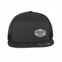 Load image into Gallery viewer, YP CLASSICS TRUCKER HAT - 6006 - HOCKEY DAD - PATCH