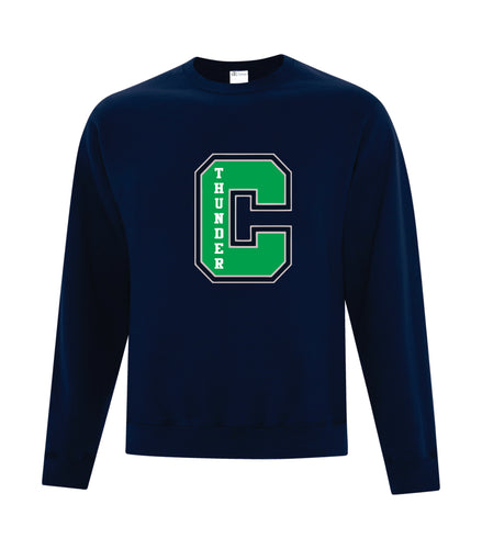 CREWNECK SWEATSHIRT - ATCF2400 - ADULT - C. THUNDER LOGO - HP