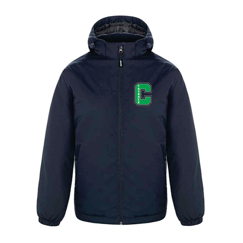 INSULATED JACKET W/ DETACHABLE HOOD - L3400Y - YOUTH - C. THUNDER LOGO - EMB