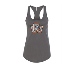 Load image into Gallery viewer, WOMENS IDEAL RACERBACK TANK - 1533 - CHINOOK WEST BASEBALL - HP