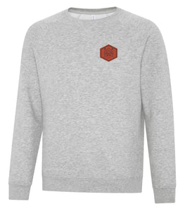 UNISEX VINTAGE CREWNECK SWEATSHIRT - F2046 - PC CURLING CLUB - PATCH