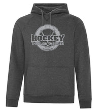 Load image into Gallery viewer, ATC VINTAGE HOODIE F2045- HOCKEY THROUGH THE AGES LOGO - HP