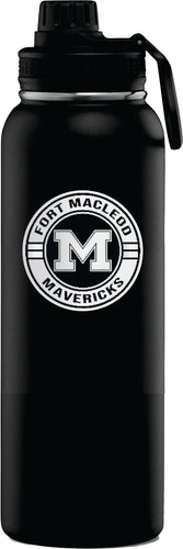 40oz. THERMOFLASK WATER BOTTLE - FM MAVERICKS HOCKEY - LASER ENGRAVE