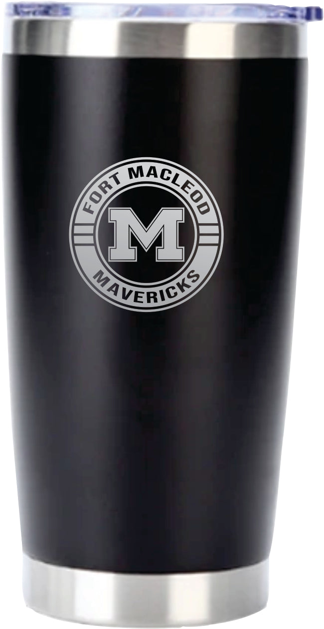 20oz. TRAVEL MUG - FM MAVERICKS HOCKEY - LASER ENGRAVE