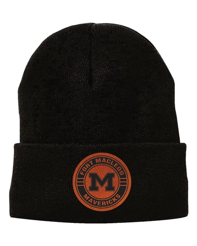 SPORTSMAN SHERPA LINED TOQUE - SP12SL - FM MAVERICKS HOCKEY - PATCH