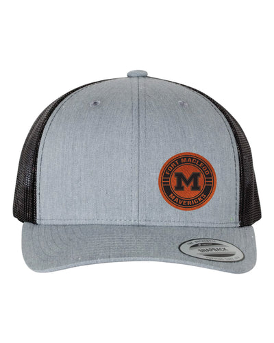 YP CLASSICS RETRO TRUCKER CAP - 6606 - FM MAVERICKS HOCKEY - PATCH