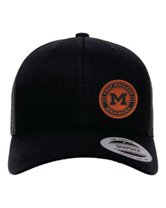 YP CLASSICS RETRO TRUCKER CAP - 6606 - FM MAVERICKS HOCKEY - PATCH