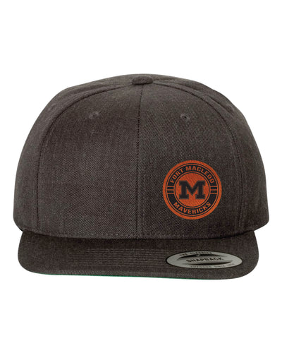 YP CLASSICS PRMIUM FLAT BILL SNAPBACK CAP - 6089M - FM MAVERICKS HOCKEY - PATCH