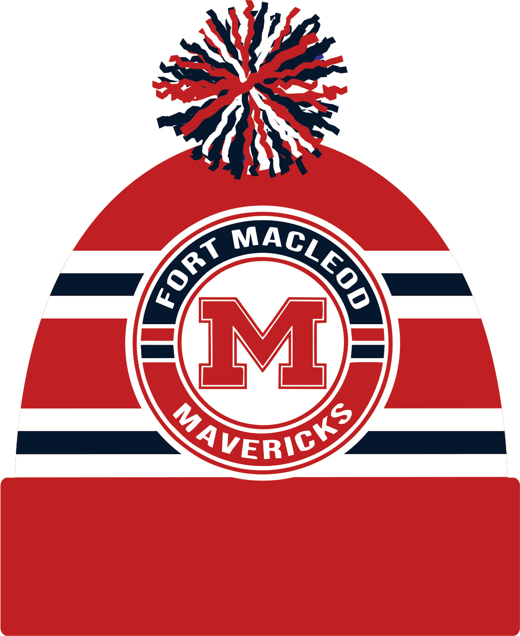 *PRESALE ITEM* CUSTOM KNIT TOQUES - FM MAVERICKS HOCKEY