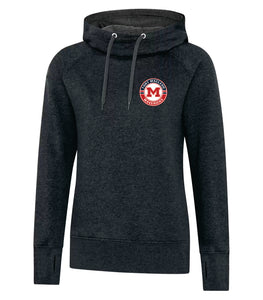 *NEW* LADIES' VINTAGE HOODIE - L2045 - FM MAVERICKS HOCKEY - SILICONE PATCH