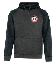 Load image into Gallery viewer, *NEW* UNISEX VINTAGE TWO TONE HOODIE - F2044 - FM MAVERICKS HOCKEY - SILICONE PATCH