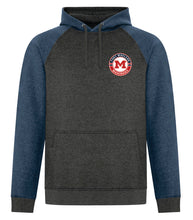 Load image into Gallery viewer, *NEW* UNISEX VINTAGE TWO TONE HOODIE - F2044 - FM MAVERICKS HOCKEY - SILICONE PATCH
