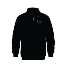 Load image into Gallery viewer, UNISEX FLUX 1/4 ZIP SWEATER - L00545 - FM SKATE CLUB - EMB