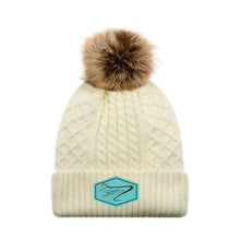 Load image into Gallery viewer, LADIES&#39; POM POM TOQUE - 1E140L - FM SKATE CLUB - PATCH