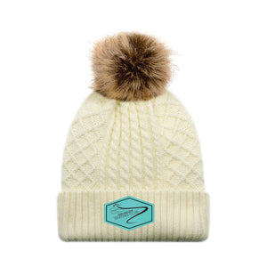LADIES' POM POM TOQUE - 1E140L - FM SKATE CLUB - PATCH
