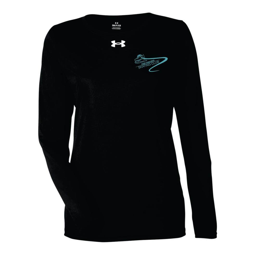 WOMEN'S UNDER ARMOUR TEAM TECH LONG SLEEVE - 1376852 - FM SKATE CLUB - HP