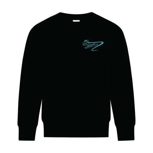 YOUTH FLEECE CREWNECK SWEATSHIRT - ATCY2400 - FM SKATE CLUB - EMB