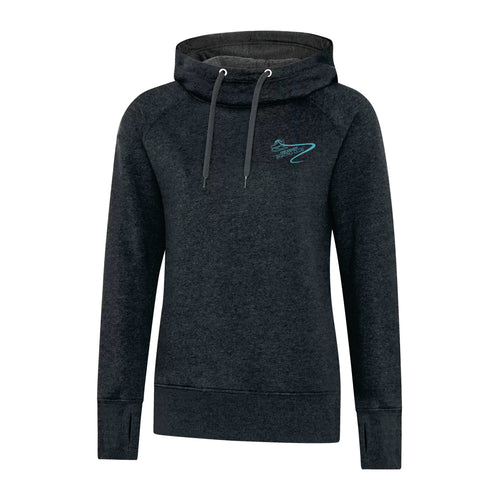 LADIES' VINTAGE HOODIE - L2045 - FM SKATE CLUB - EMB