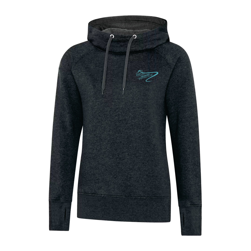 LADIES' VINTAGE HOODIE - L2045 - FM SKATE CLUB - EMB