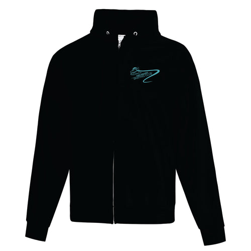 UNISEX FLEECE ZIPUP HOODIE - ATCF2600 - FM SKATE CLUB - EMB