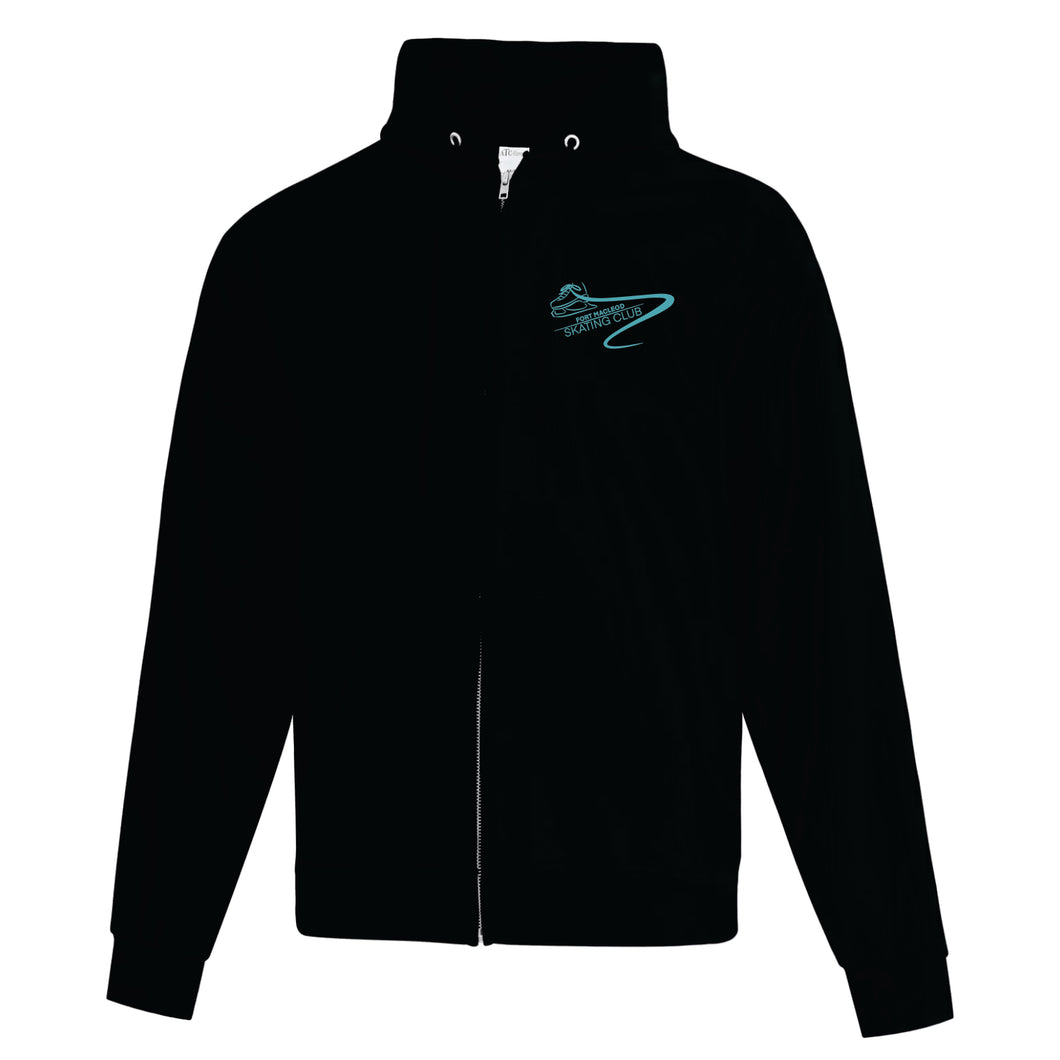 UNISEX FLEECE ZIPUP HOODIE - ATCF2600 - FM SKATE CLUB - EMB