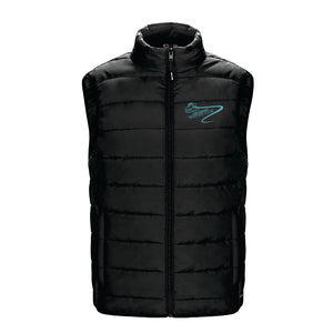 YOUTH CHILL PUFFY VEST - L0975Y - FM SKATE CLUB - EMB