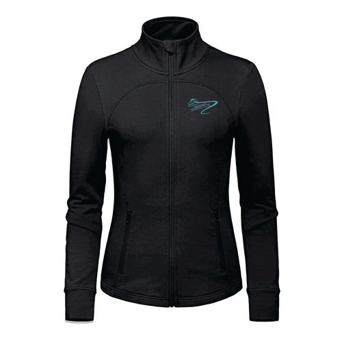 LADIES' ADVENTURER FRENCH TERRY PERFORMANCE FULL ZIP - L00851 - FM SKATE CLUB - EMB