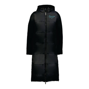 LADIES' COLD SECURE LONG PUFFER JACKET - 226610 - FM SKATE CLUB - EMB
