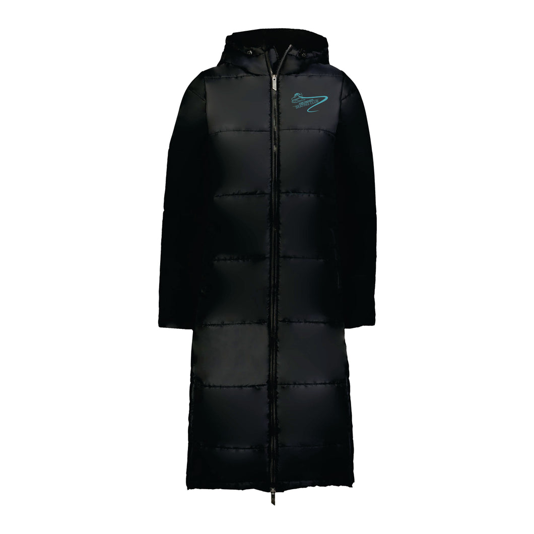LADIES' COLD SECURE LONG PUFFER JACKET - 226610 - FM SKATE CLUB - EMB