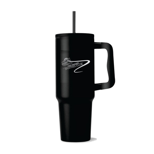 40oz. HANDLED TUMBLER - FM SKATE CLUB - LASER ENGRAVE