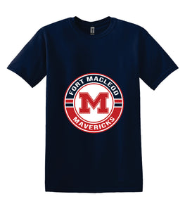UNISEX HEAVY COTTON TSHIRT - 5000 - FM MAVERICKS HOCKEY - HP