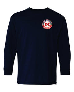 YOUTH COTTON LONG SLEEVE - 5400B - FM MAVERICKS HOCKEY - HP