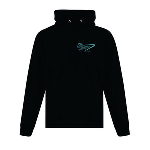 UNISEX EVERYDAY FLEECE HOODIE - ATCF2500 - FM SKATE CLUB - EMB