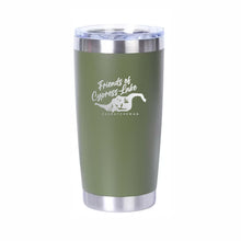 Load image into Gallery viewer, 20oz. TRAVEL MUG - FRIENDS OF CYPRESS LAKE - LASER ENGRAVED