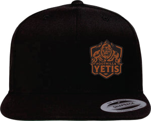 YP CLASSICS FLAT BILL SNAPBACK CAP - 6089M - FOOTHILLS YETIS - PATCH
