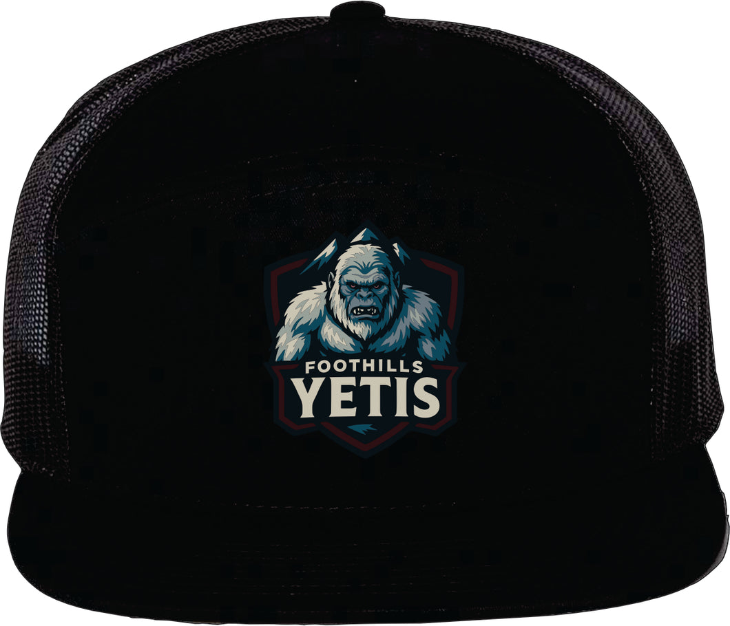 RICHARDSON SEVEN-PANEL TRUCKER CAP - 168 - FOOTHILLS YETIS - EMB