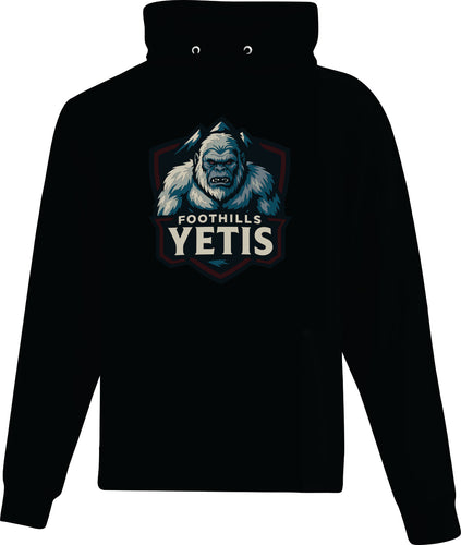 UNISEX EVERYDAY FLEECE HOODIE - ATCF2500 - FOOTHILLS YETIS - HP FULL FRONT