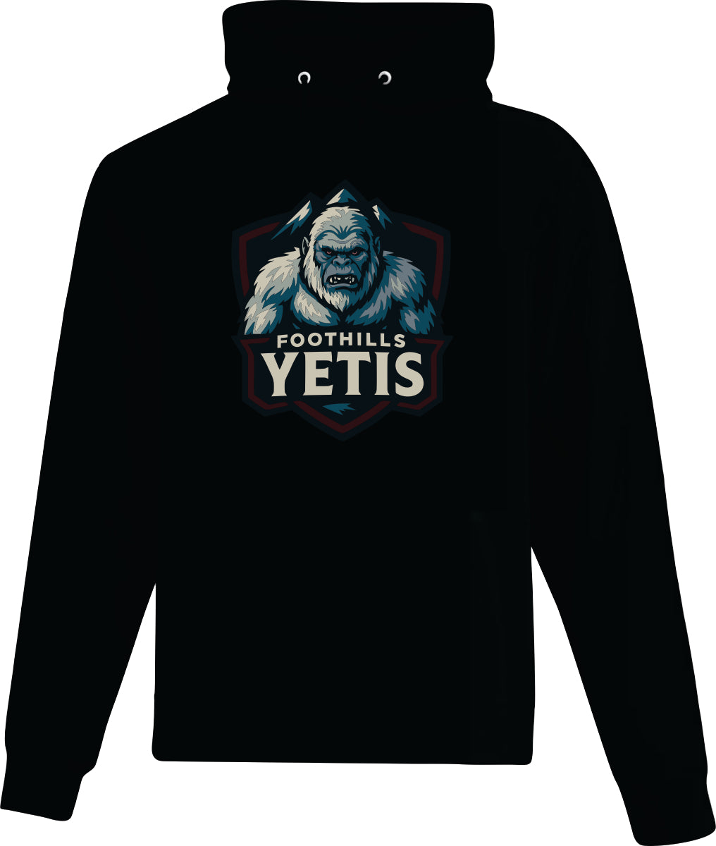 UNISEX EVERYDAY FLEECE HOODIE - ATCF2500 - FOOTHILLS YETIS - HP FULL FRONT