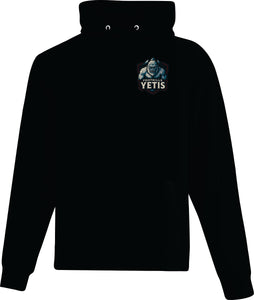UNISEX EVERYDAY FLEECE HOODIE - ATCF2500 - FOOTHILLS YETIS - HP LEFT CHEST