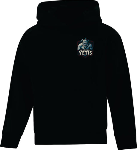 YOUTH EVERYDAY FLEECE HOODIE - ATCY2500 - FOOTHILLS YETIS - HP LEFT CHEST