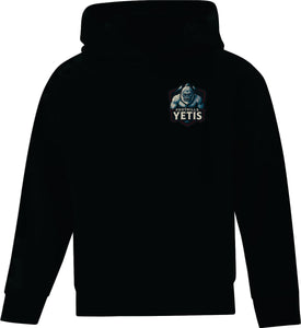 YOUTH EVERYDAY FLEECE HOODIE - ATCY2500 - FOOTHILLS YETIS - HP LEFT CHEST
