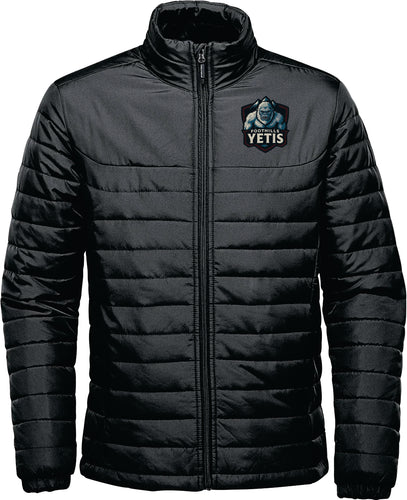 MEN'S NAUTILUS QUILTED JACKET - QX-1 - FOOTHILLS YETIS - EMB