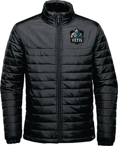 MEN'S NAUTILUS QUILTED JACKET - QX-1 - FOOTHILLS YETIS - EMB